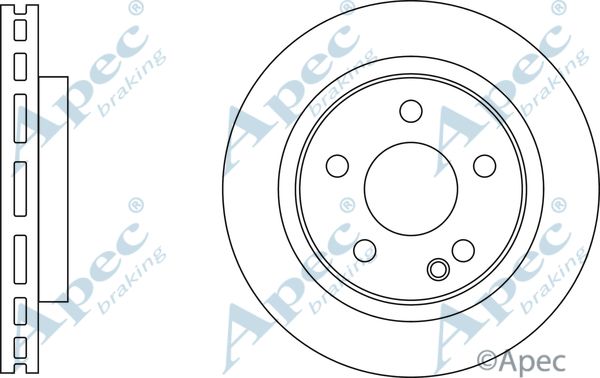 APEC BRAKING Jarrulevy DSK3150